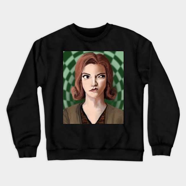 The Broken Queen Crewneck Sweatshirt by artgiantdrag